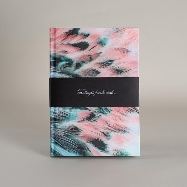 Užrašinė popieriniu viršeliu ŠIRDIES SPALVOS