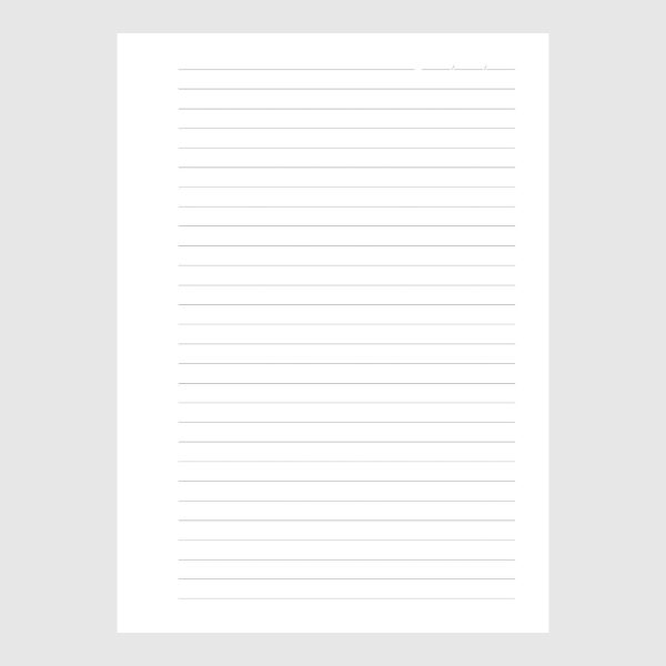 Papildomi lapai užrašams linijomis (turinys)