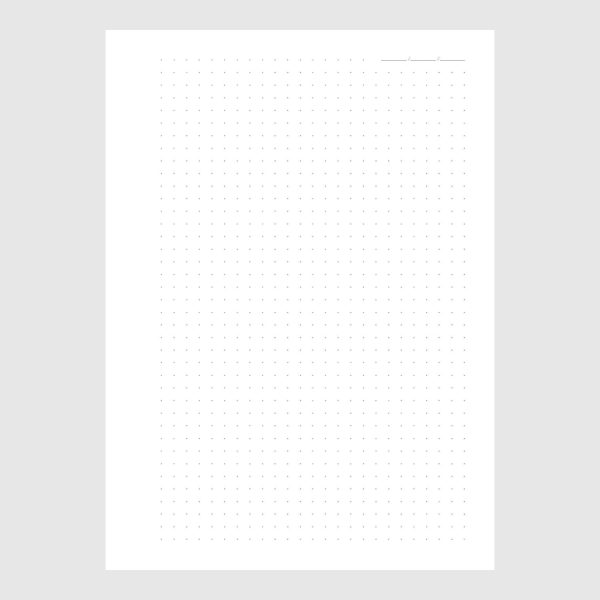 Papildomi lapai užrašams taškeliais (turinys)