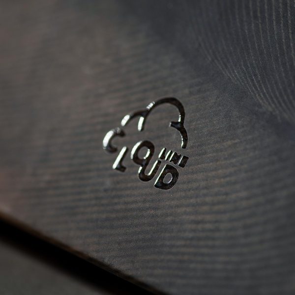 Užrašinė popieriniu viršeliu MINČIŲ SPARNAI (logotipas iš lako)