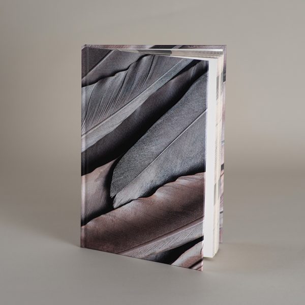 Užrašinė popieriniu viršeliu SIDABRINĖ GULBĖ (praverta)