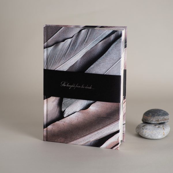 Užrašinė popieriniu viršeliu SIDABRINĖ GULBĖ