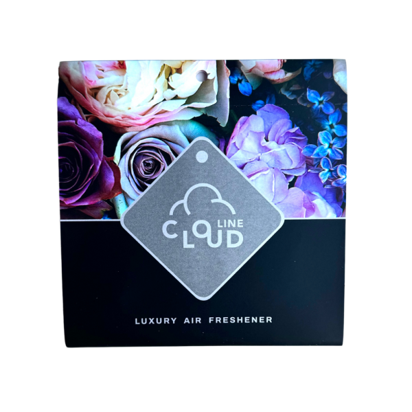 kabinamas kvapukas, pakuotė puošta žiedais